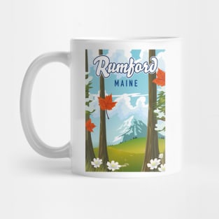 Rumford Maine travel poster Mug